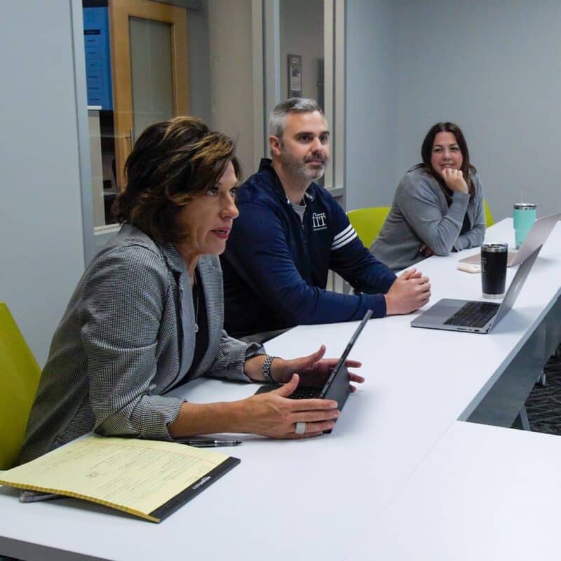 FIT team having a meeting